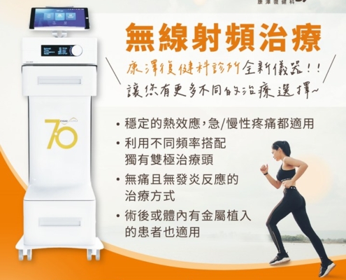 無線射頻治療宣傳圖